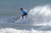 Surfing at Cape Lookout