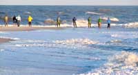 Surf fishing the Cape Point at Hatteras